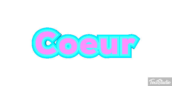 Cœur Efeito do texto