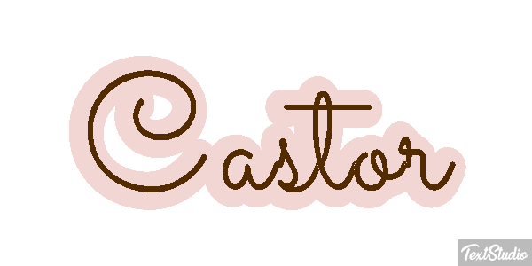 Castor Text effect