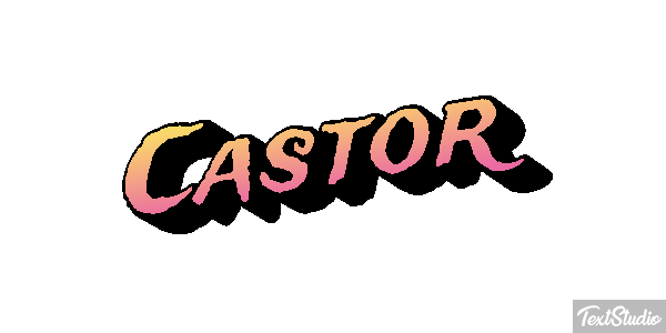 Castor Text effect