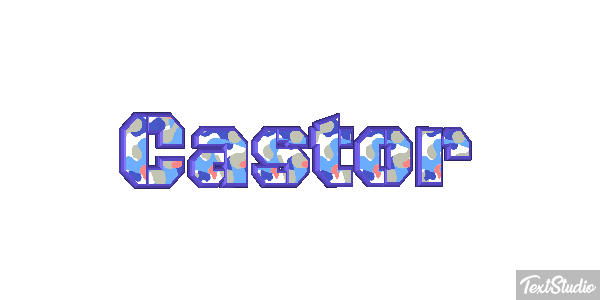 Castor Text effect