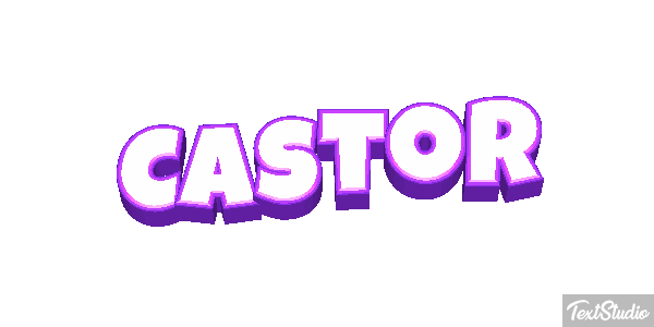 Castor Text effect