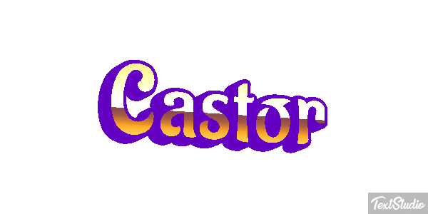 Castor Text effect