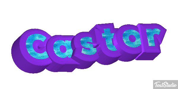 Castor Text effect