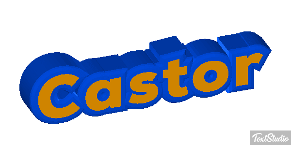Castor Text effect