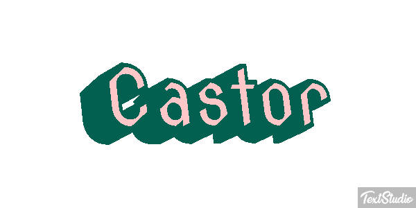 Castor Text effect