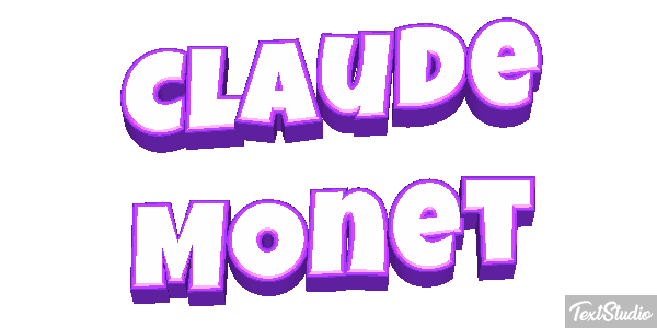 Claude Monet Efeito do texto