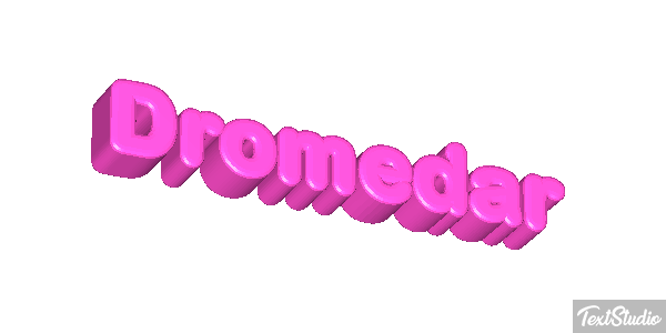 Dromedar Effetto testo