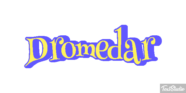 Dromedar Effetto testo