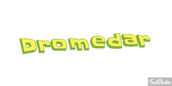 Dromedar Effetto testo