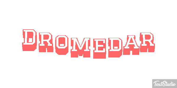 Dromedar Effetto testo
