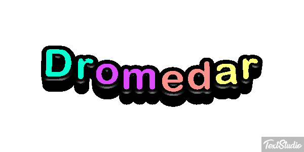 Dromedar Effetto testo