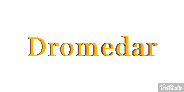 Dromedar Effetto testo
