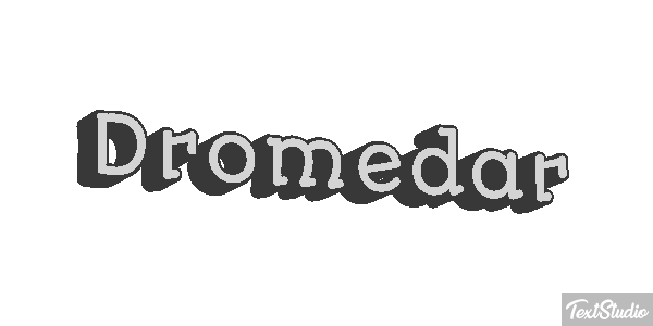 Dromedar Effetto testo