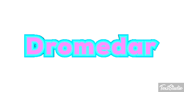 Dromedar Effetto testo