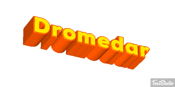 Dromedar Effetto testo