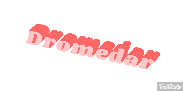 Dromedar Effetto testo