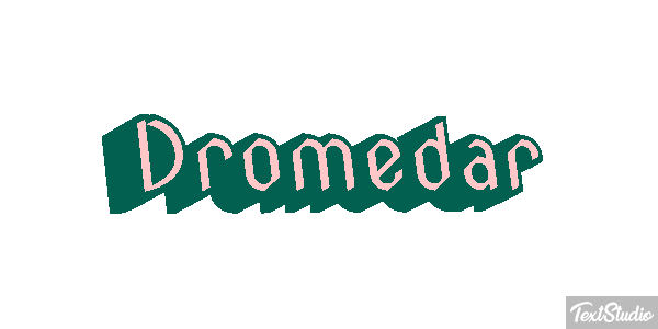 Dromedar Effetto testo