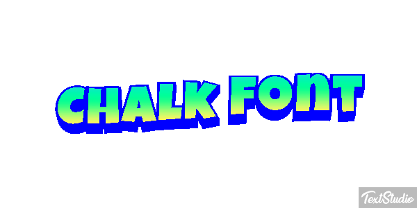 Chalk Font テキスト効果