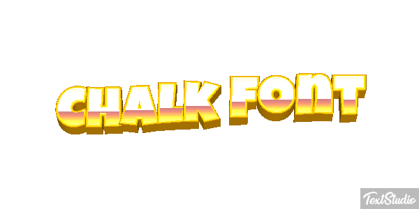 Chalk Font テキスト効果