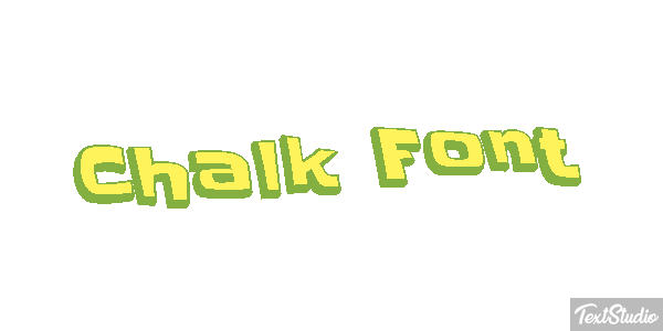 Chalk Font テキスト効果