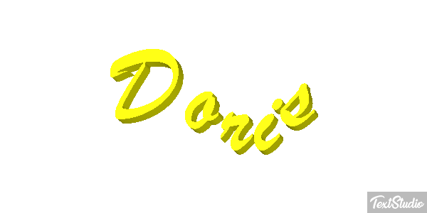Doris Text effect