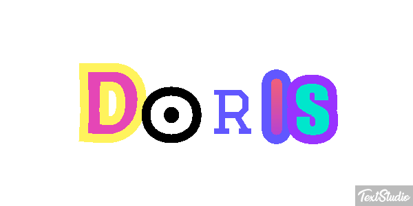 Doris Text effect