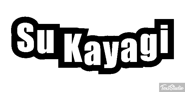 Su Kayağı Metin efekti