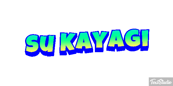 Su Kayağı Metin efekti