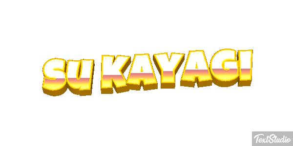 Su Kayağı Metin efekti