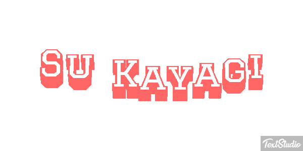 Su Kayağı Metin efekti