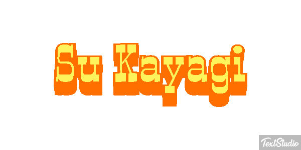 Su Kayağı Metin efekti