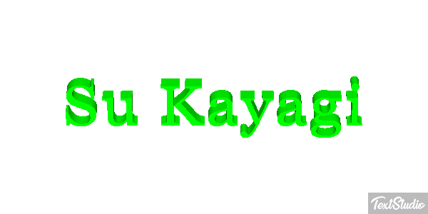 Su Kayağı Metin efekti