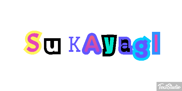 Su Kayağı Metin efekti