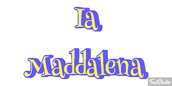 La Maddalena Effetto testo