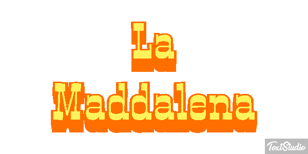 La Maddalena Effetto testo
