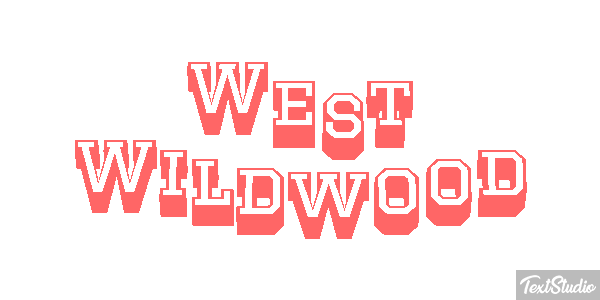 West Wildwood Effetto testo