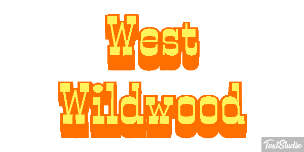 West Wildwood Effetto testo