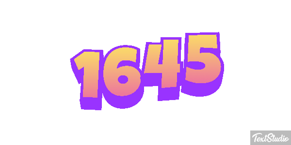 1645 Текстовый эффект