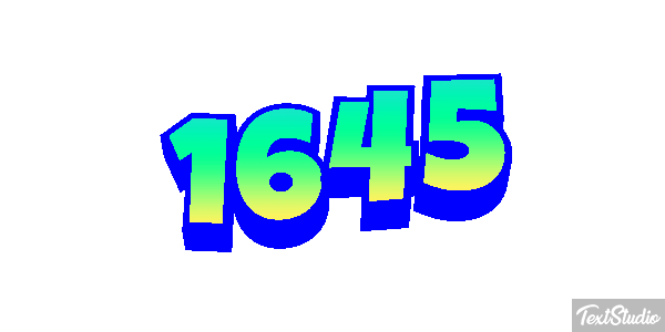 1645 Текстовый эффект