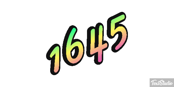 1645 Текстовый эффект