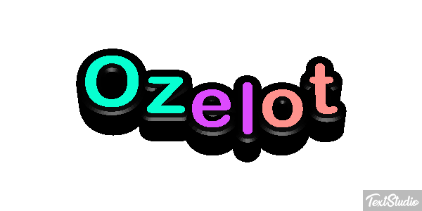 Ozelot Texteffekt