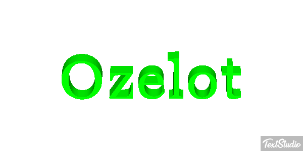 Ozelot Texteffekt