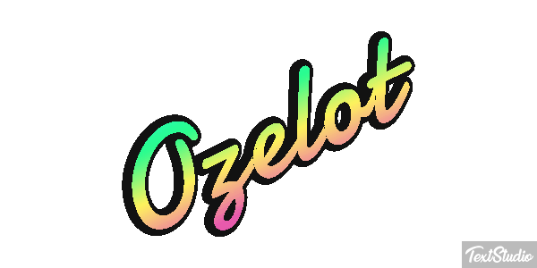 Ozelot Texteffekt