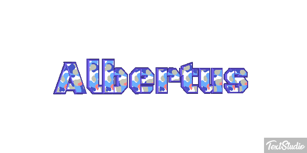 Albertus Text effect