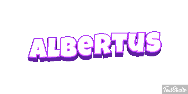 Albertus Text effect