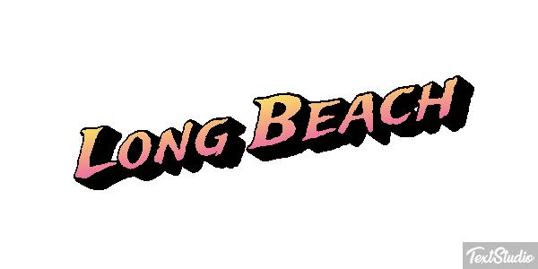 Long Beach Effetto testo