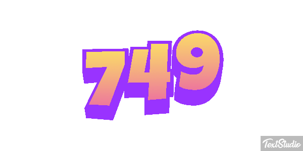749 Effetto testo