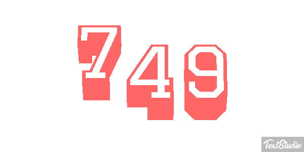 749 Effetto testo