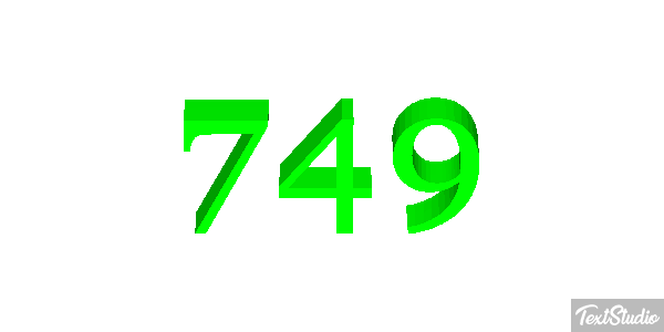749 Effetto testo