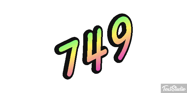 749 Effetto testo